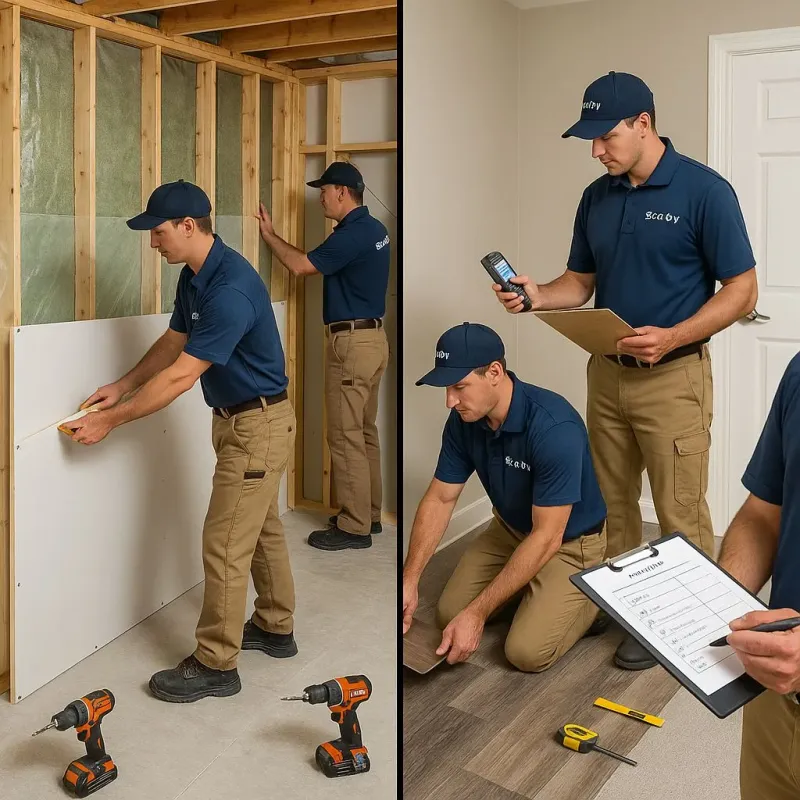 Repairs and Reconstruction process in South Hempstead, NY
